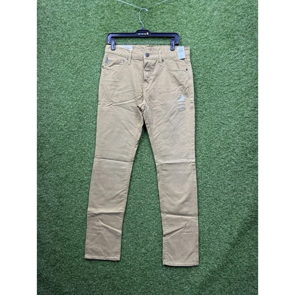 Abercrombie Fitch Pants Mens 31x32 Chino Felix Super Skinny Stretch Khaki NWT